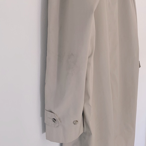 London Fog Vintage Heavy Plush Lined Trench Coat - Picture 9 of 17